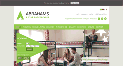 Desktop Screenshot of abrahamshostel.com